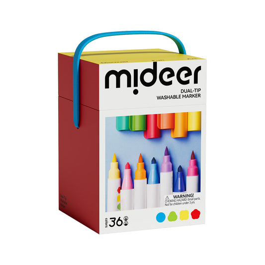 Mideer® Tvíhliða tússlitir - 36 litir