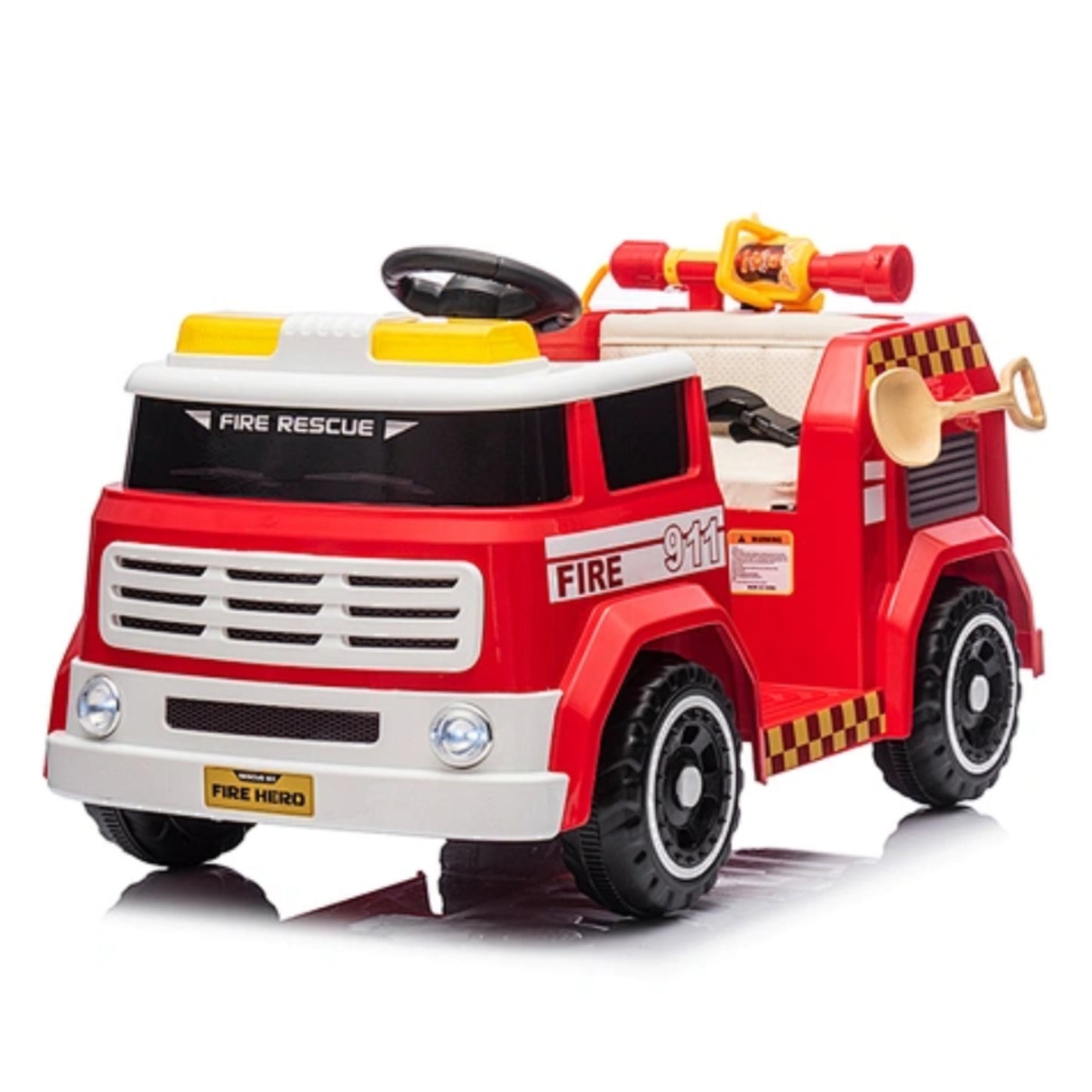 Slökkviliðsbíll Fyrir Krakka (Rafmagns)