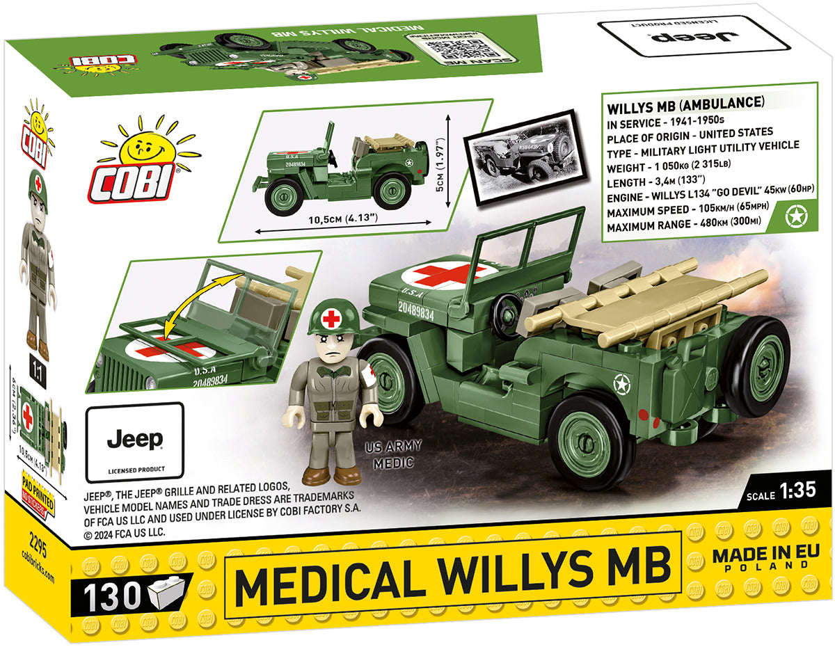 Cobi Kubbasett® Willys MB Medical