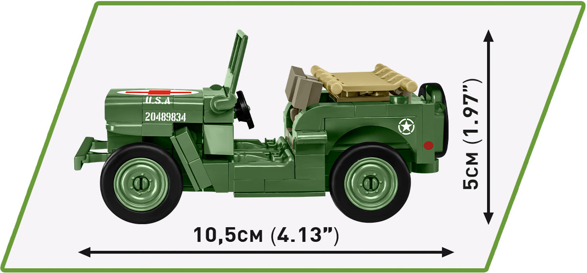 Cobi Kubbasett® Willys MB Medical