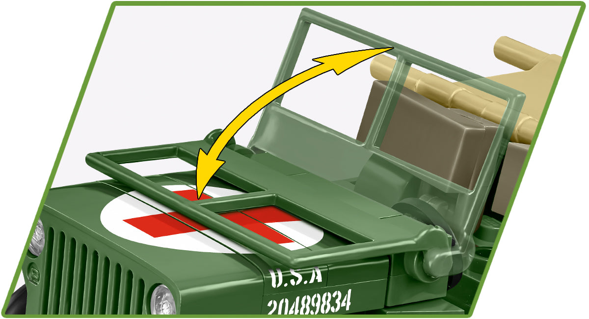 Cobi Kubbasett® Willys MB Medical