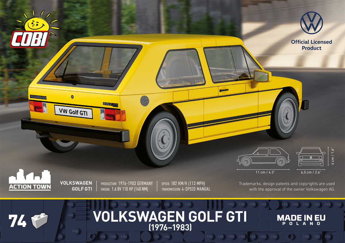 Cobi Kubbasett® Volkswagen Golf GTI (1976-1983)