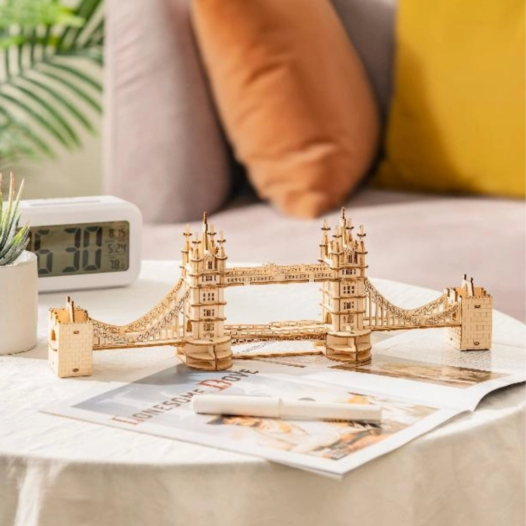 ROLIFE® Þrívíddar viðarpúsl - Tower Bridge