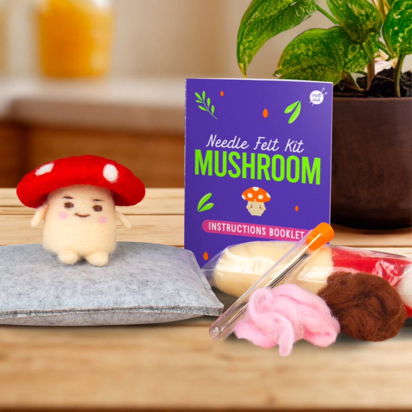 Gift Republic® Búðu til Svepp úr Ull