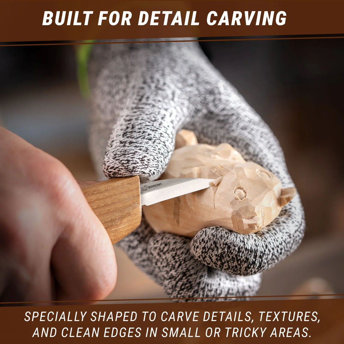 BEAVERCRAFT® C15 tálgunarhnífur