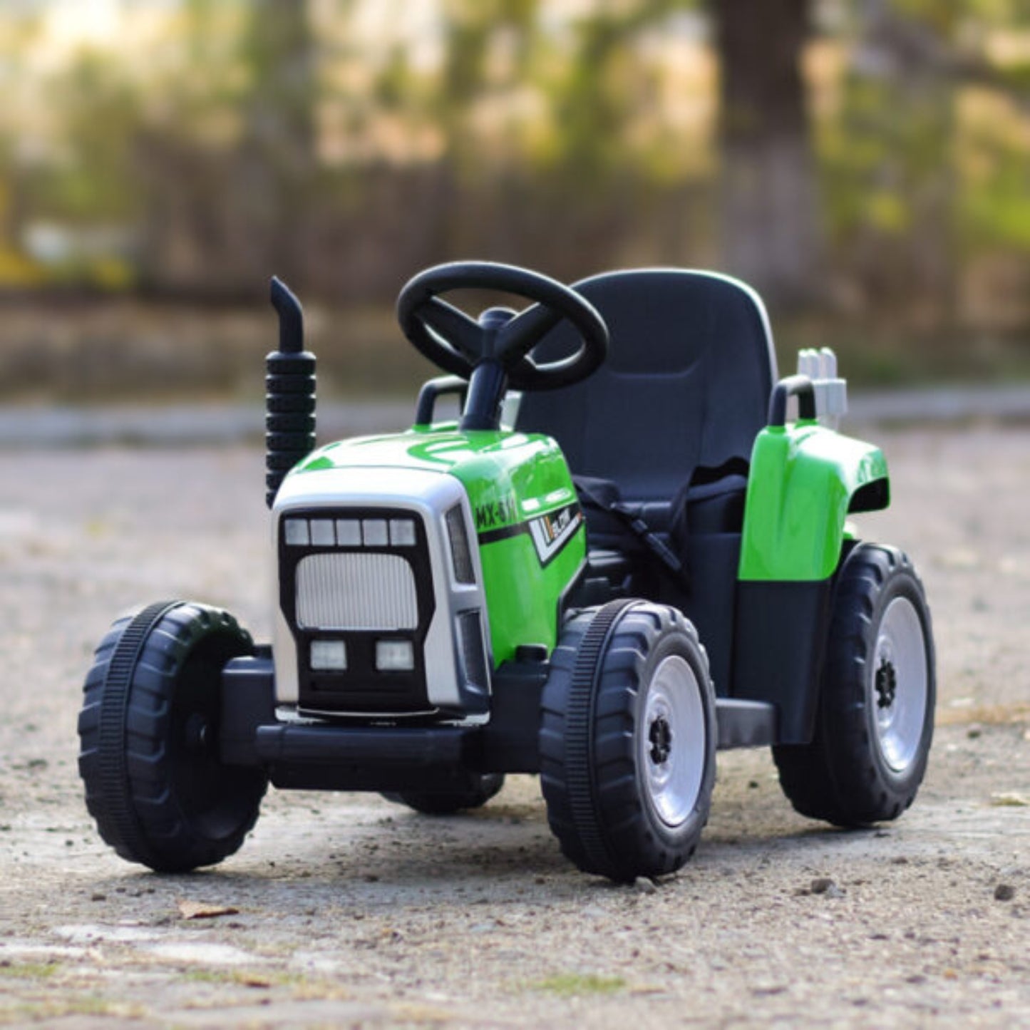 Rafmagnstraktór Fyrir Krakka (með vagn)