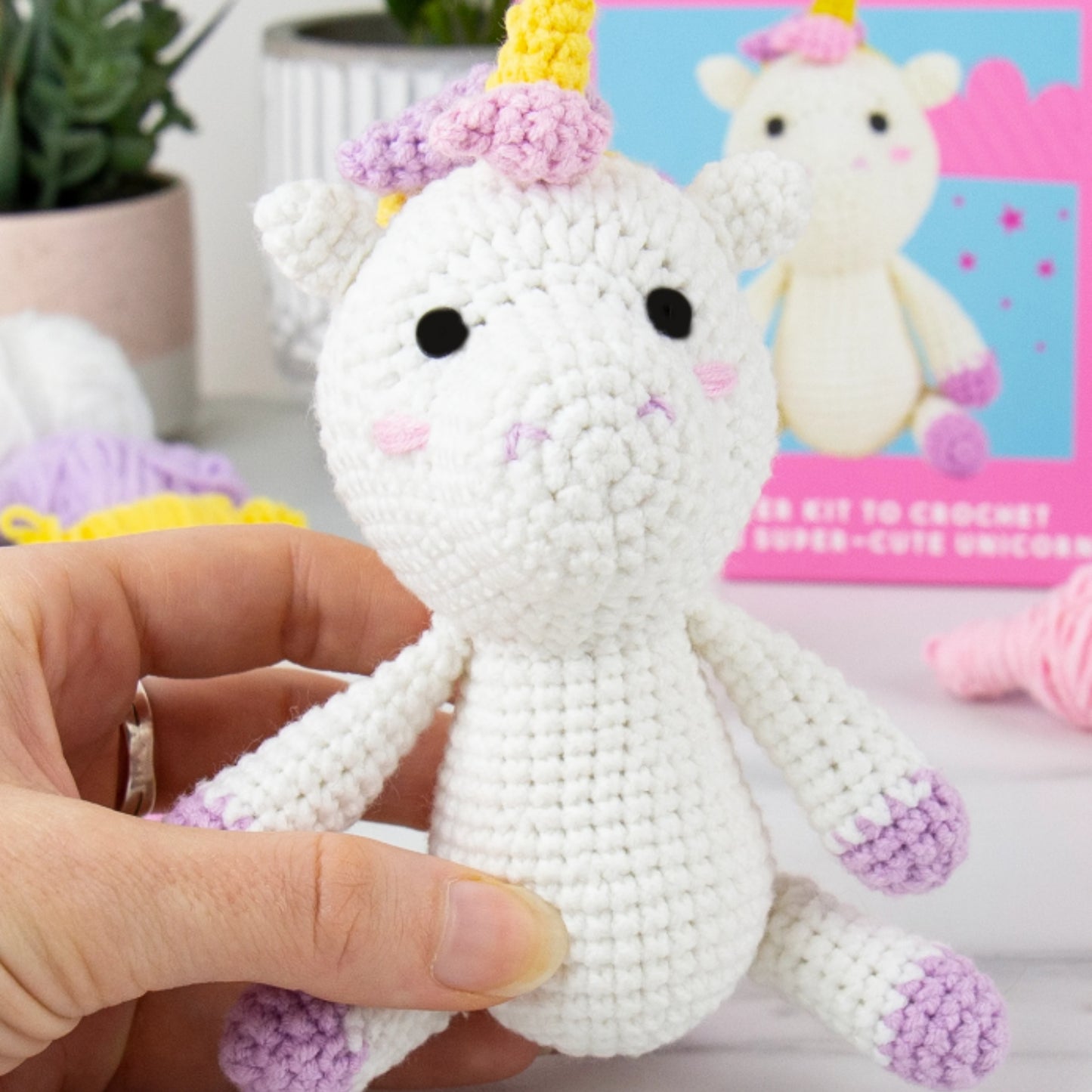 Gift Republic® Heklsett - Einhyrningur