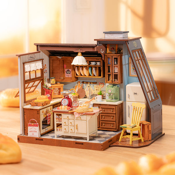 ROLIFE® Þrívíddar viðarpúsl - Baking Kitchen