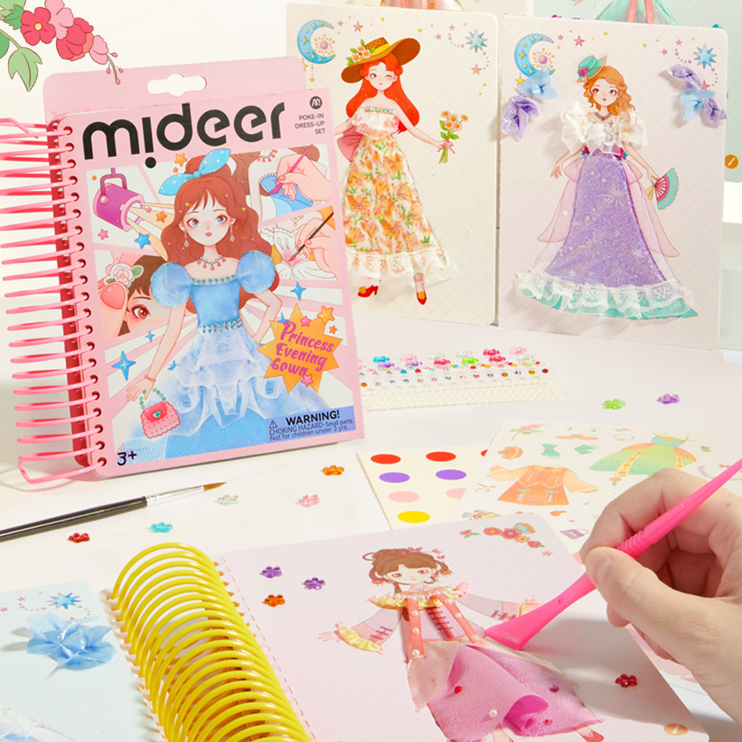 Mideer® Litli Tískuhönnuðurinn: Prinsessukjóll