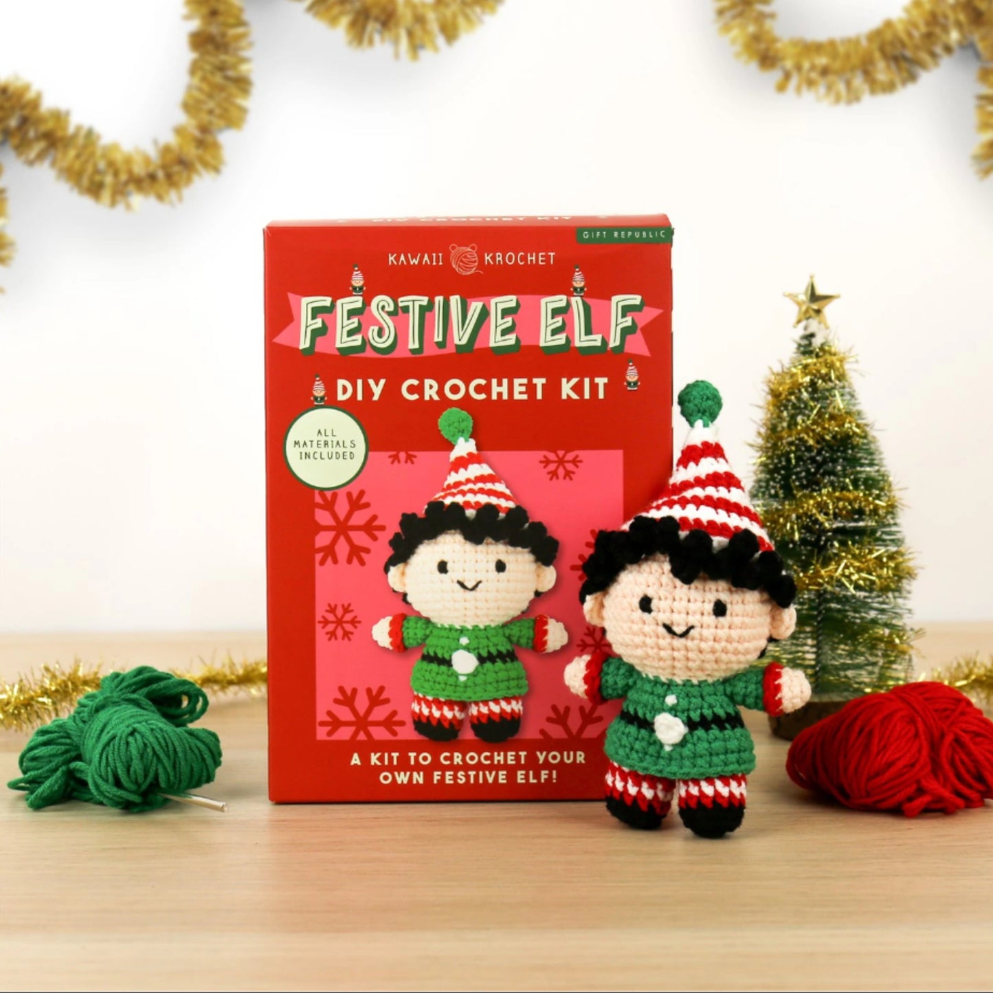 Gift Republic® Heklsett - Jóla álfur