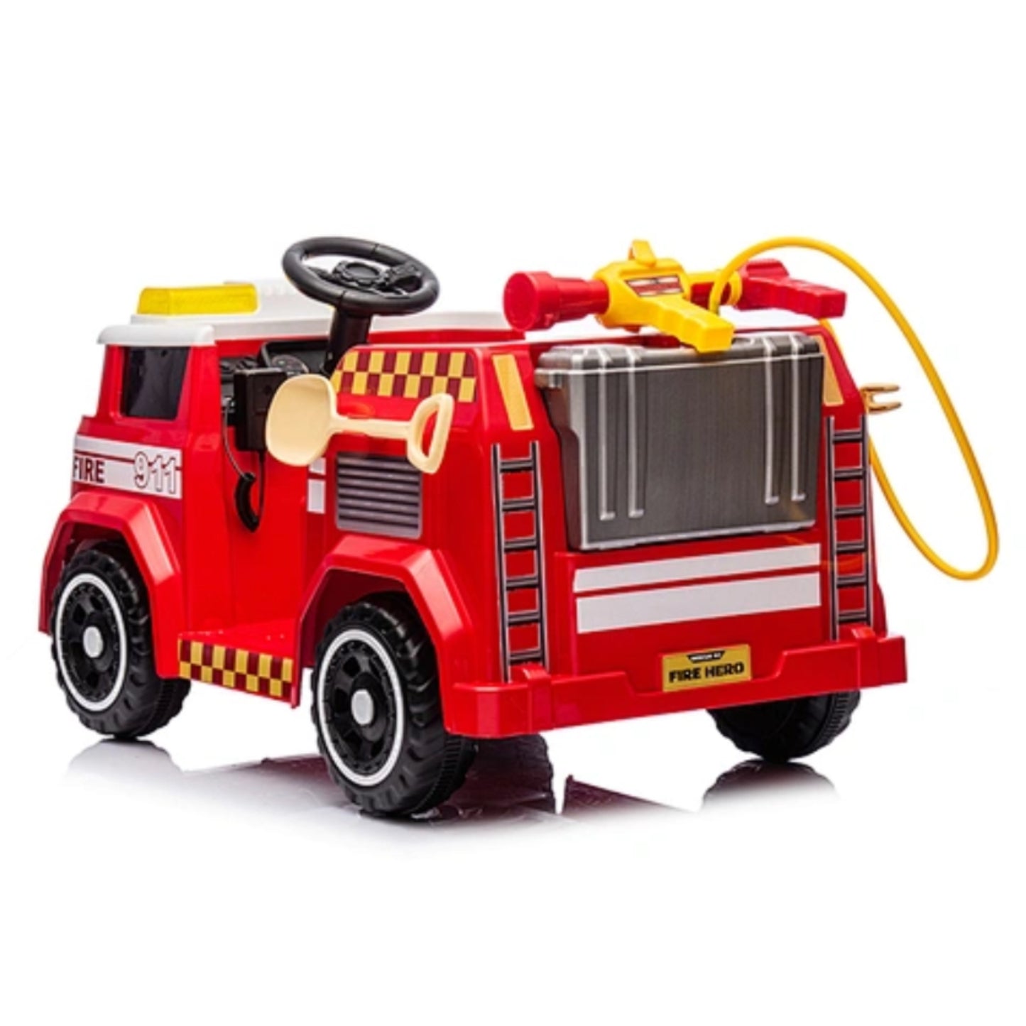 Slökkviliðsbíll Fyrir Krakka (Rafmagns)