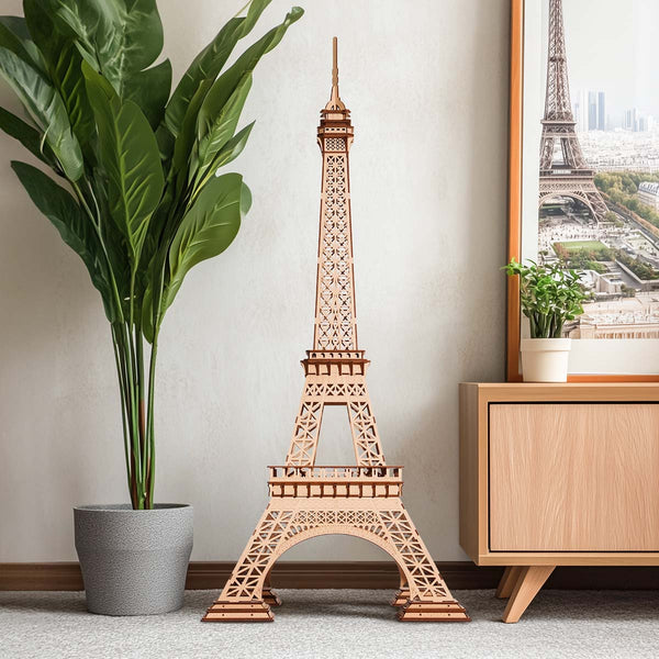 ROLIFE® Þrívíddar viðarpúsl - Eiffel Tower Plus TGC02