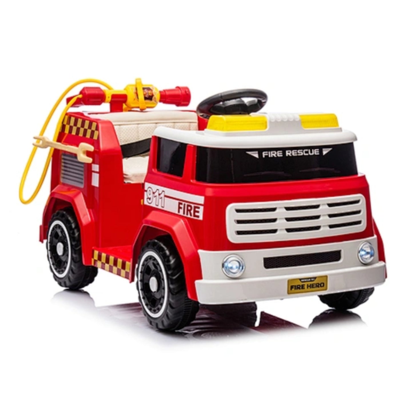 Slökkviliðsbíll Fyrir Krakka (Rafmagns)