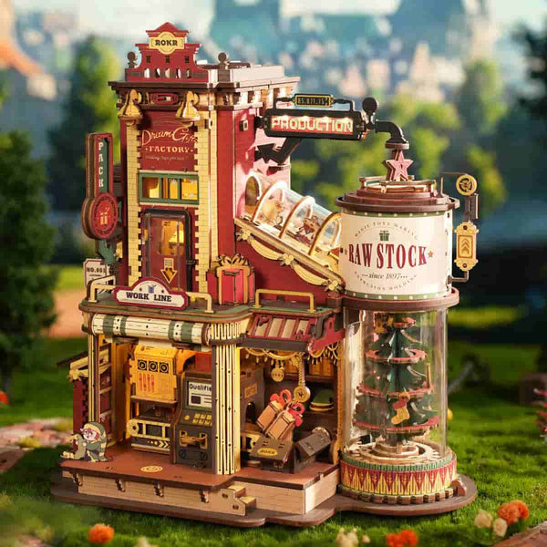 ROLIFE® Þrívíddar viðarpúsl - Dream Gift Factory