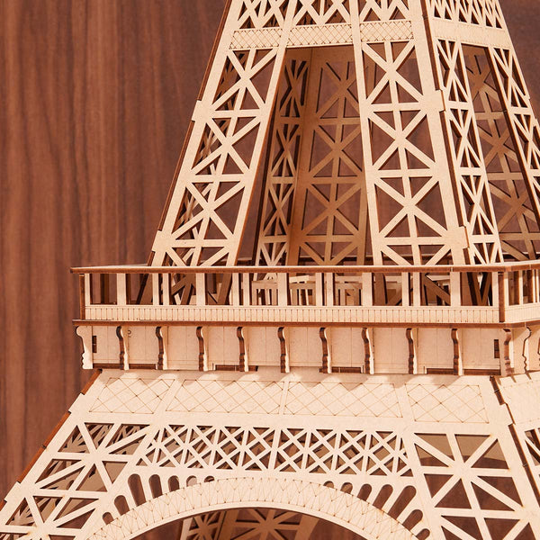 ROLIFE® Þrívíddar viðarpúsl - Eiffel Tower Plus TGC02