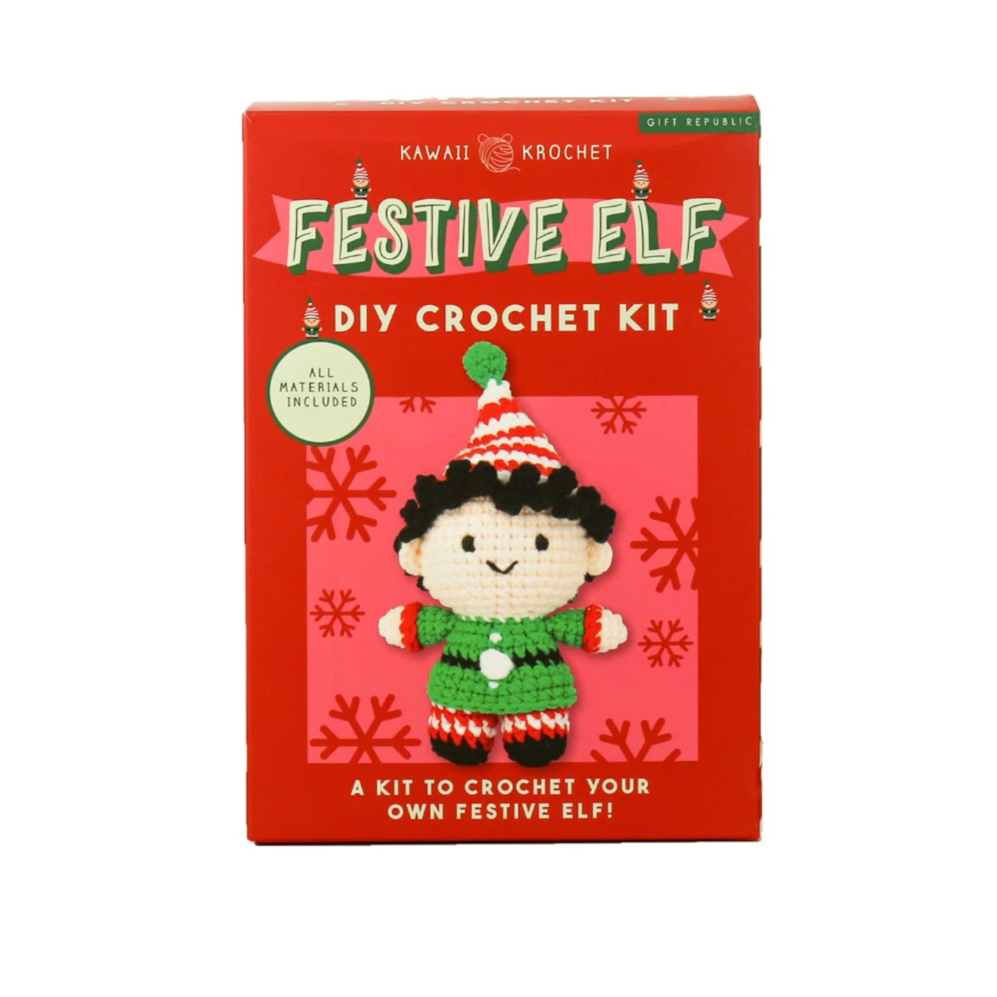 Gift Republic® Heklsett - Jóla álfur