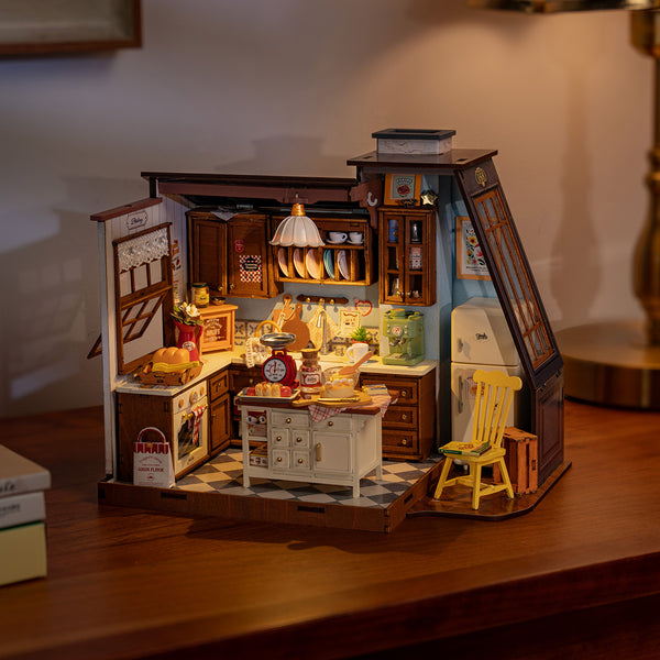 ROLIFE® Þrívíddar viðarpúsl - Baking Kitchen