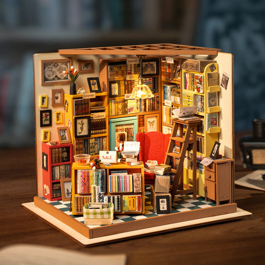 ROLIFE® Þrívíddar viðarpúsl - Sam's Study (DG102)