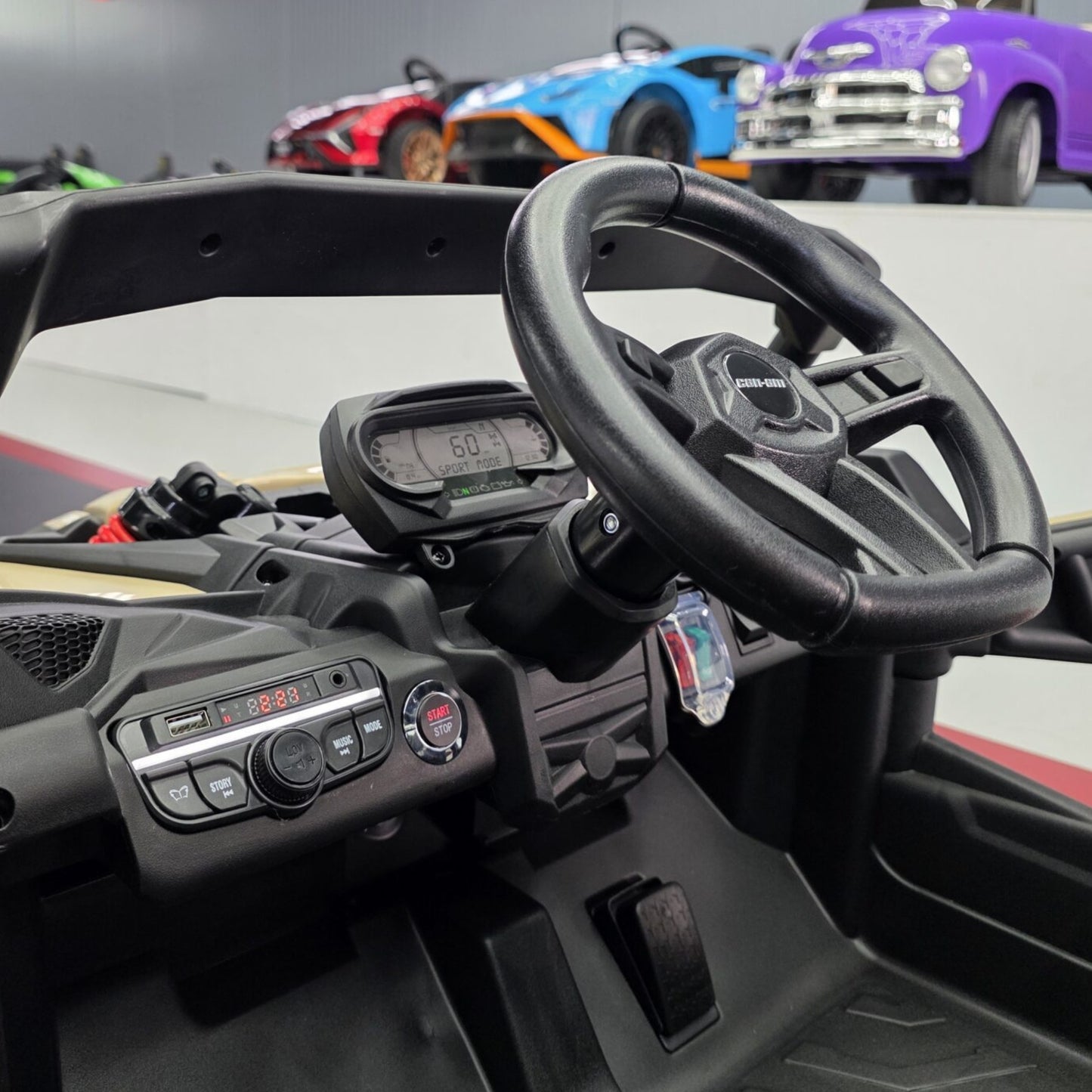 Rafmagnsbuggy Fyrir Krakka (CanAm Maverick)