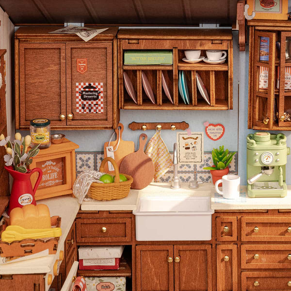 ROLIFE® Þrívíddar viðarpúsl - Baking Kitchen