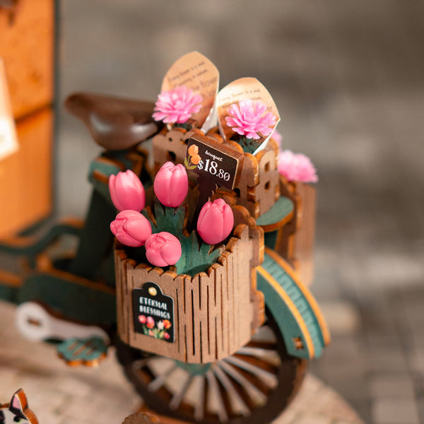 ROLIFE® Þrívíddar viðarpúsl - Blossom Cart TGS03