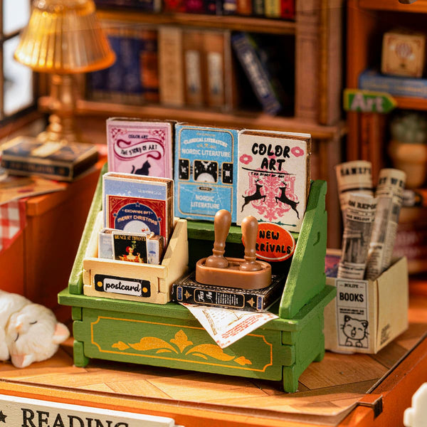 ROLIFE® Þrívíddar viðarpúsl - The Muse Book Shop