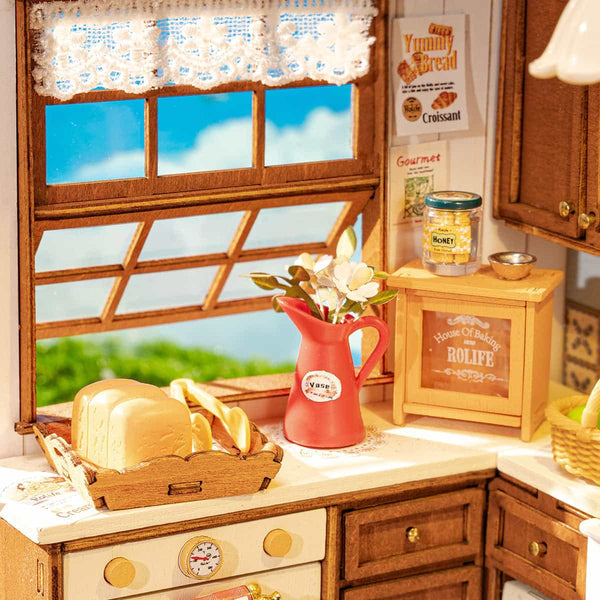 ROLIFE® Þrívíddar viðarpúsl - Baking Kitchen
