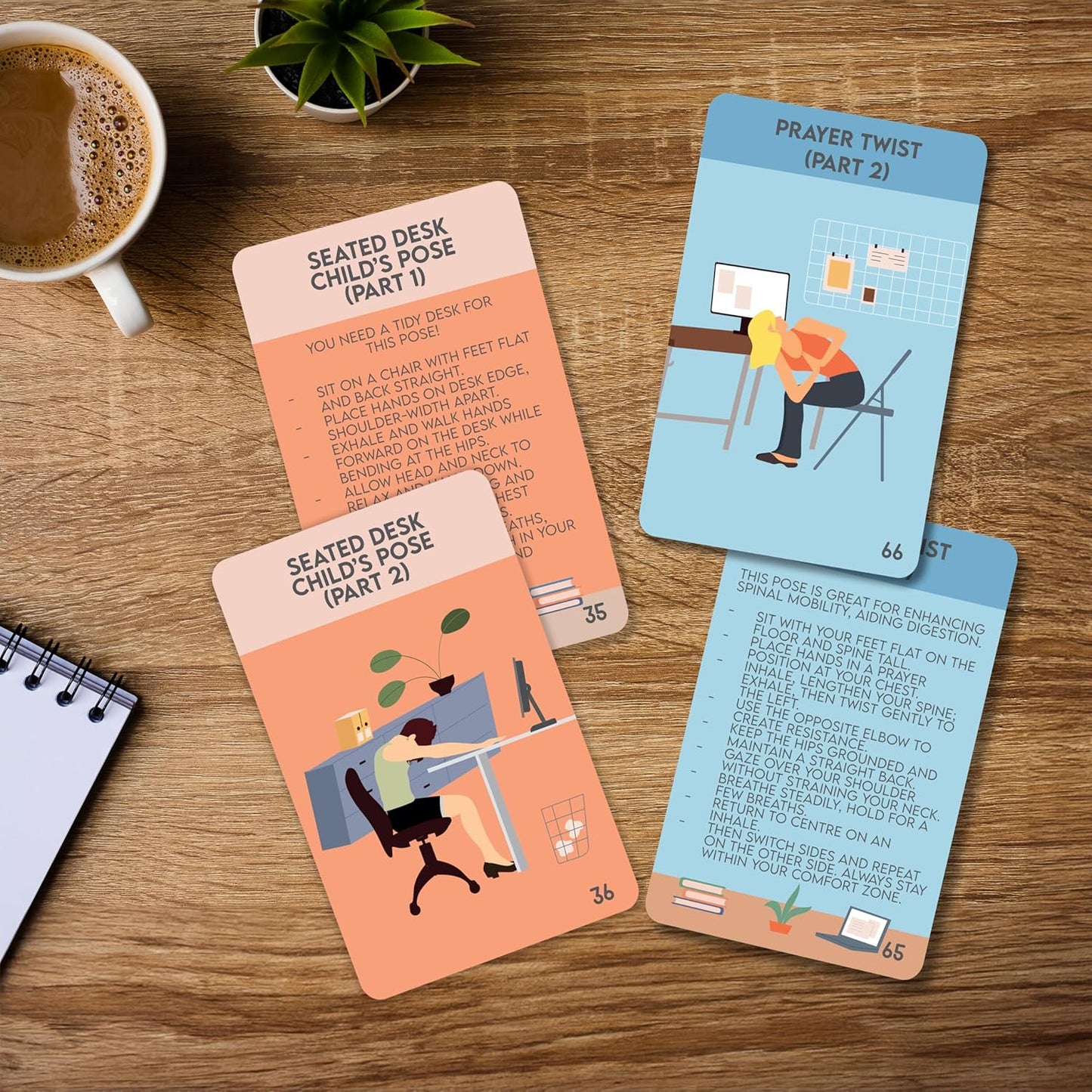 Gift Republic® Yoga at Your Desk Cards