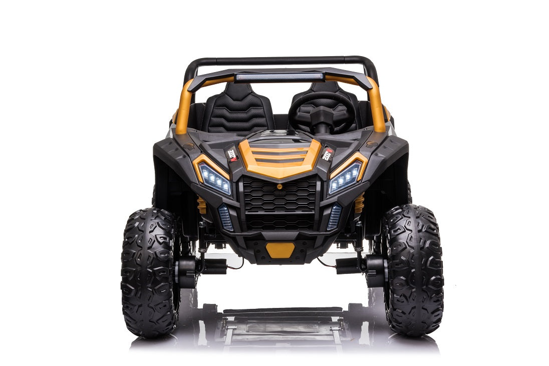 Rafmagnsbuggy Fyrir Krakka - Alvöru Fjórhjóladrif (Gull)