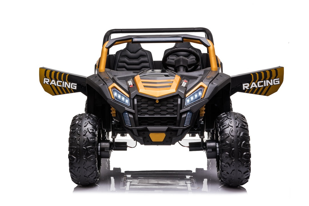 Rafmagnsbuggy Fyrir Krakka - Alvöru Fjórhjóladrif (Gull)