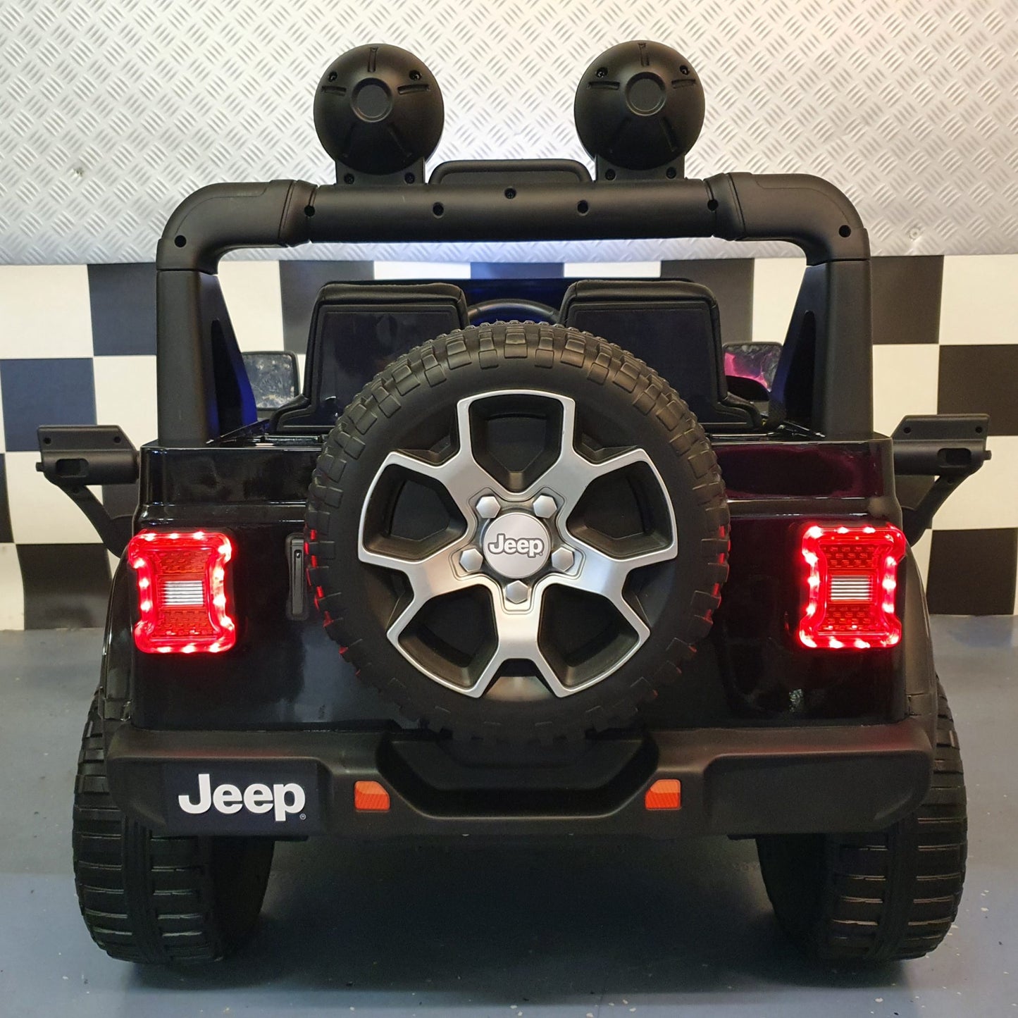 Rafmagnsbíll Fyrir Krakka (Jeep Wrangler)