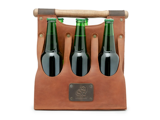 BEAVERCRAFT® Leðurtaska fyrir 6 flöskur LC_BH6