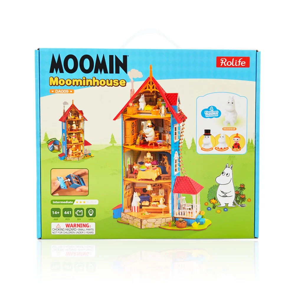ROLIFE® Þrívíddar viðarpúsl - Moominhouse