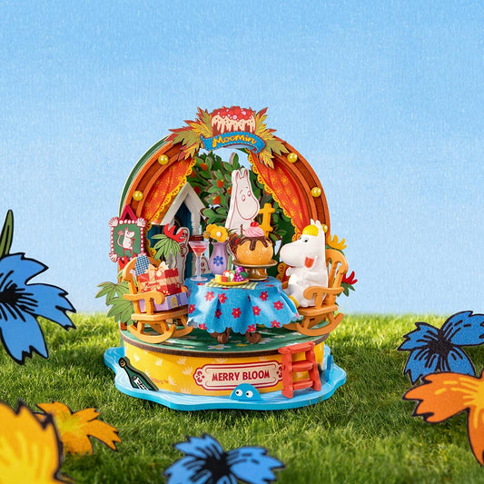 ROLIFE® Þrívíddar viðarpúsl - Snorkmaiden's Garden Party
