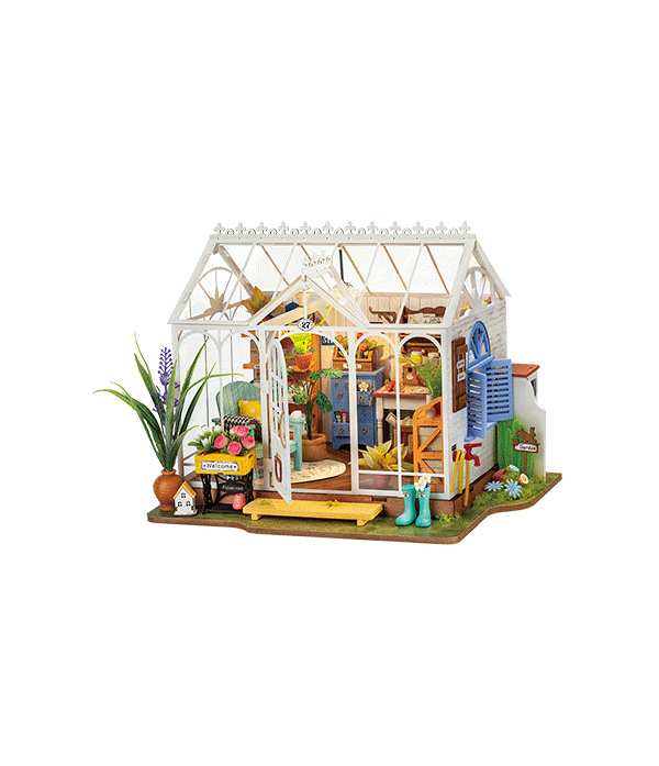 ROLIFE® Þrívíddar viðarpúsl - Dreamy Garden House (DG163)