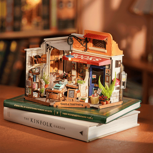 ROLIFE® Þrívíddar viðarpúsl - Corner Bookstore (DG164)