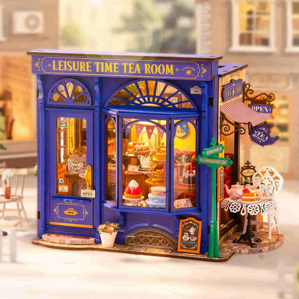 ROLIFE® Þrívíddar viðarpúsl - Leisure Time Tea Room DG171