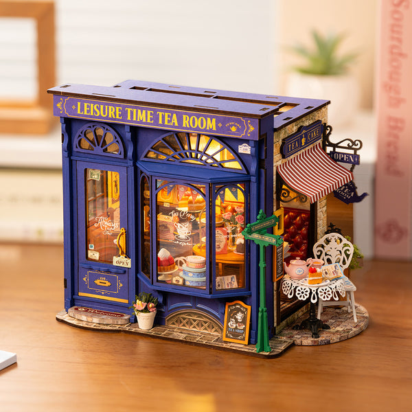 ROLIFE® Þrívíddar viðarpúsl - Leisure Time Tea Room DG171