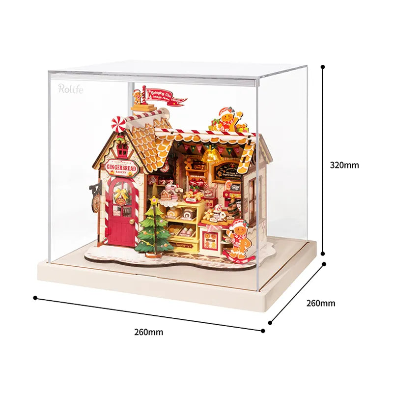 ROLIFE® Þrívíddar viðarpúsl - Gingerbread House (Piparkökuhús)