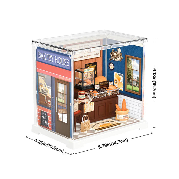 ROLIFE® Þrívíddar viðarpúsl - Butter Bakery House DWS03