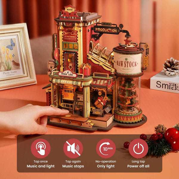 ROLIFE® Þrívíddar viðarpúsl - Dream Gift Factory