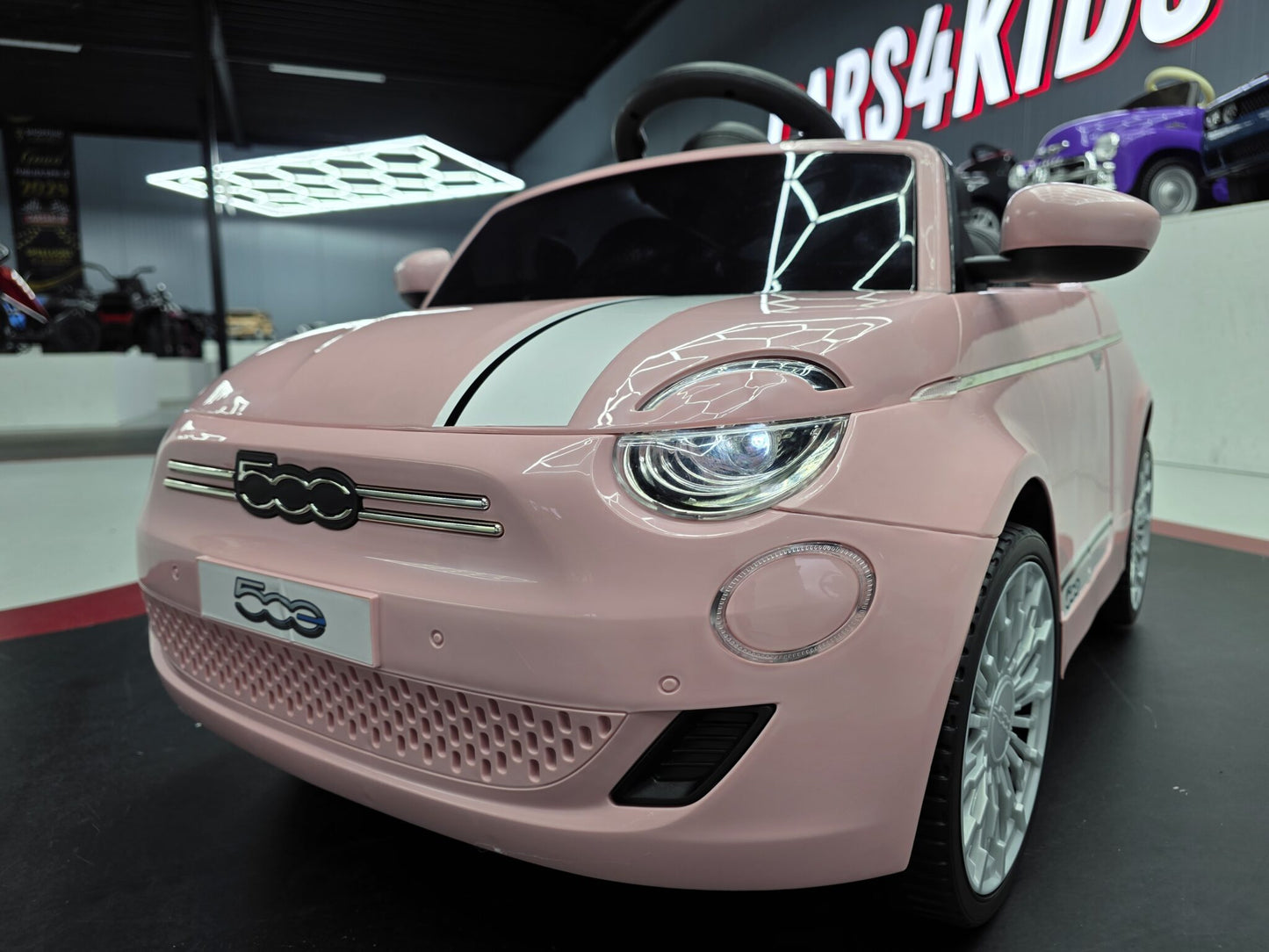 Fiat 500 Rafmagnsbíll fyrir Krakka
