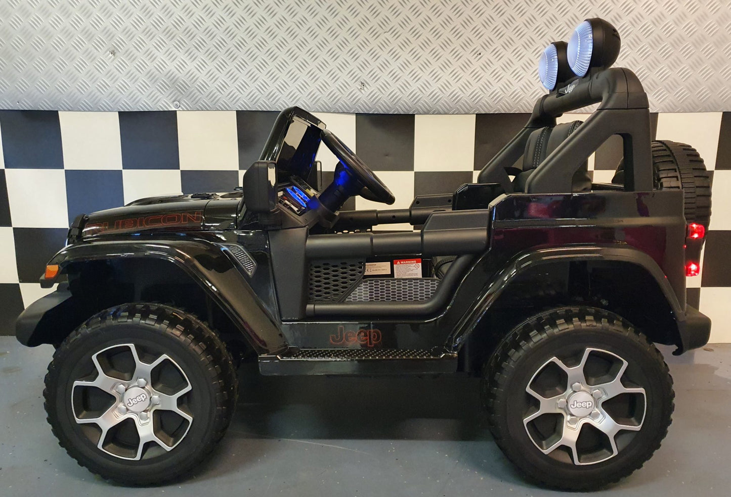 Rafmagnsbíll Fyrir Krakka (Jeep Wrangler)