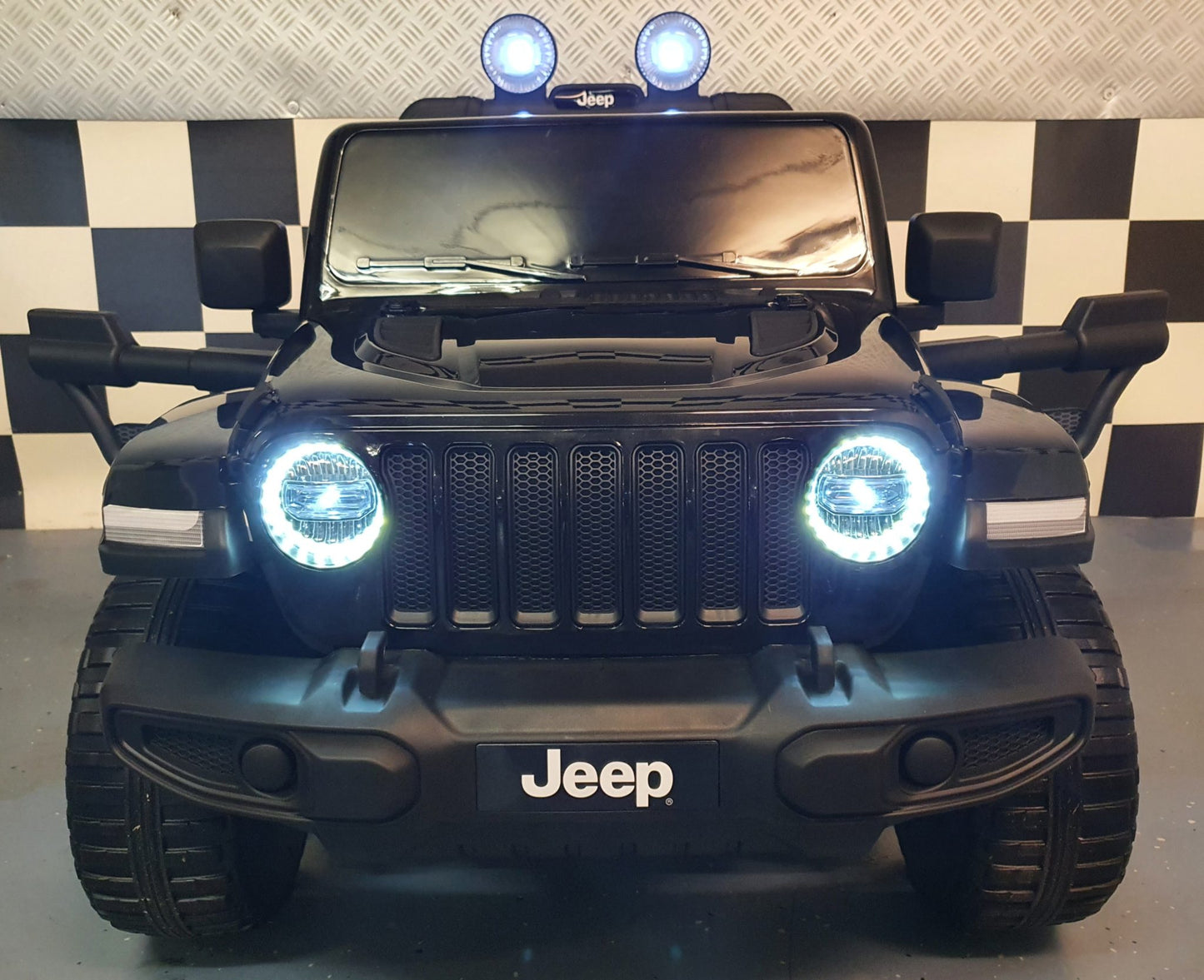 Rafmagnsbíll Fyrir Krakka (Jeep Wrangler)