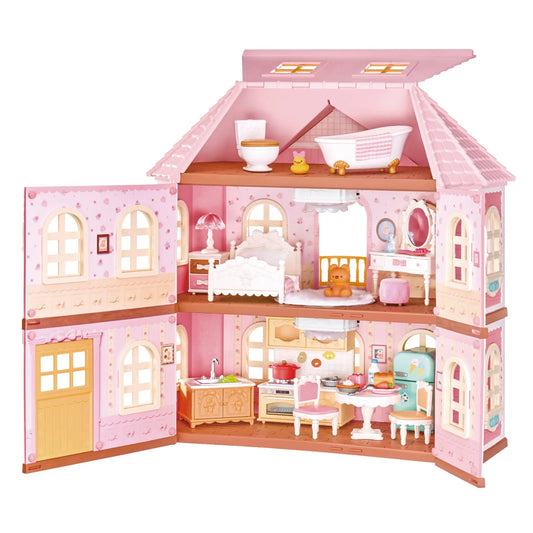 ROLIFE® Þrívíddar viðarpúsl - Fairy Rose Cottage