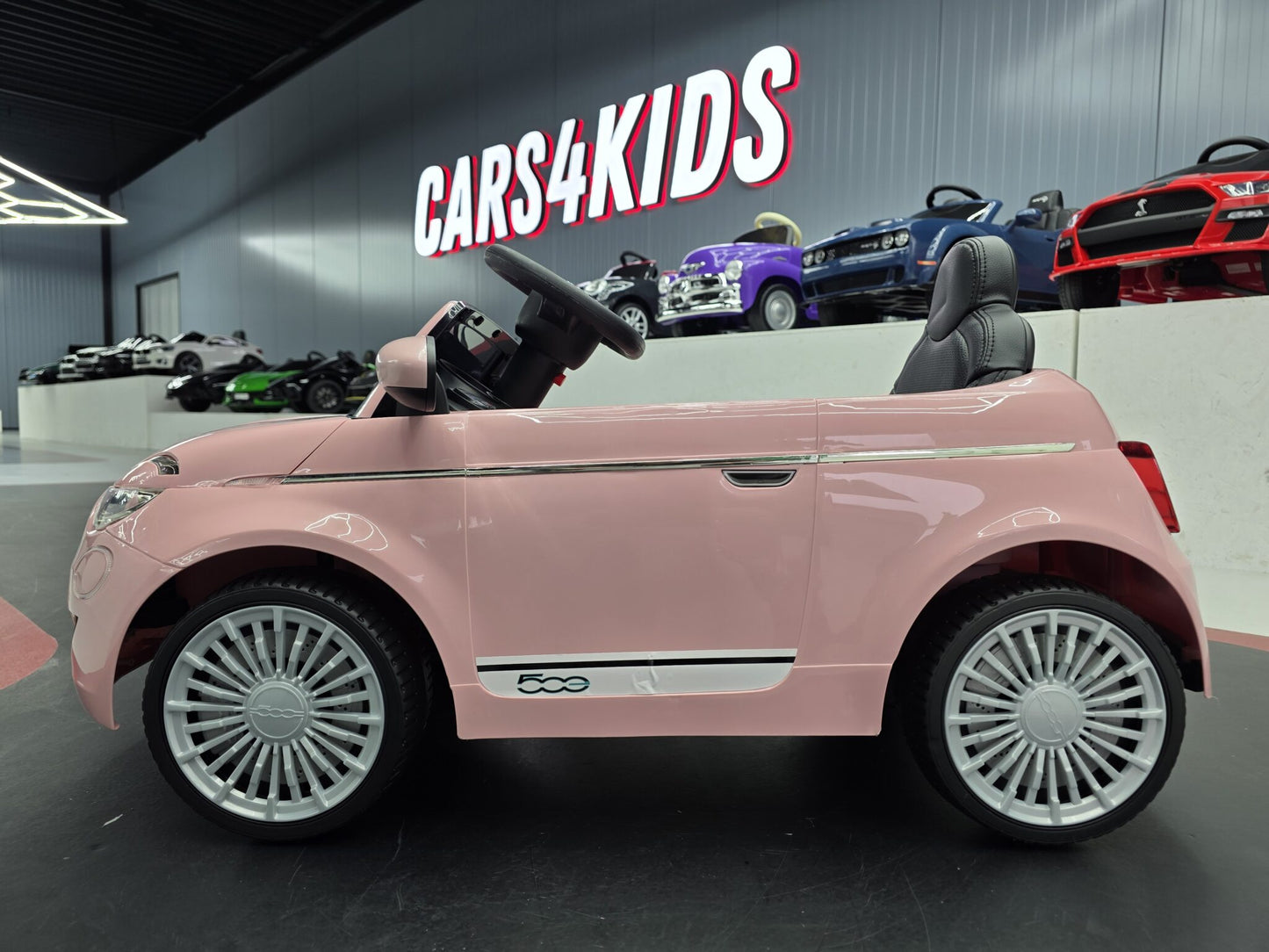Fiat 500 Rafmagnsbíll fyrir Krakka