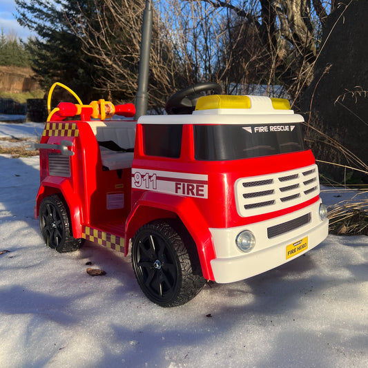 Slökkviliðsbíll Fyrir Krakka (Rafmagns)