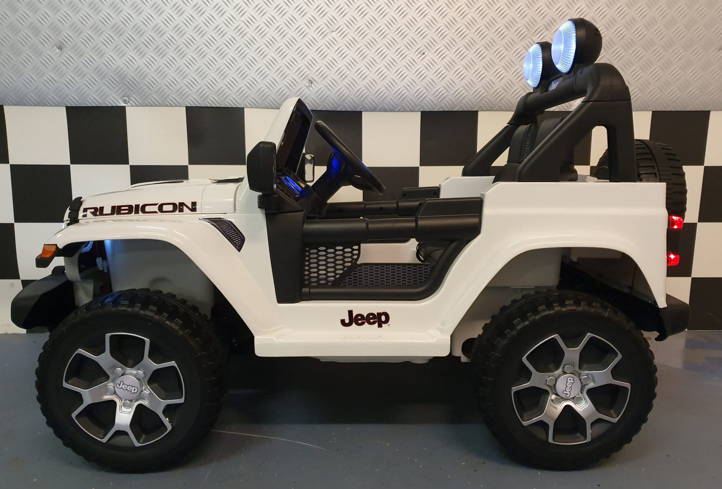 Rafmagnsbíll Fyrir Krakka (Jeep Wrangler)