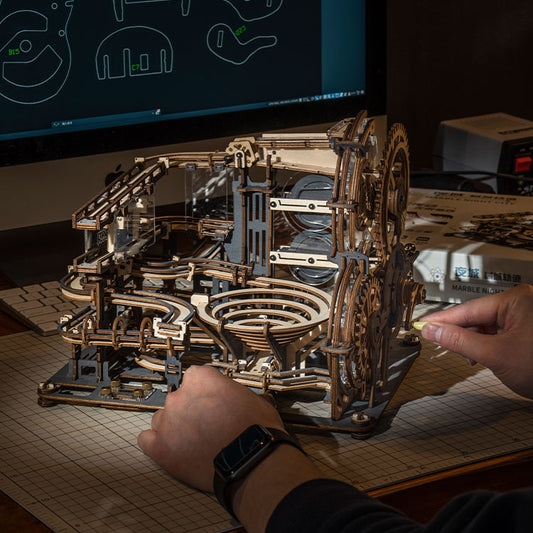 ROLIFE® Þrívíddar viðarpúsl - Marble Night City