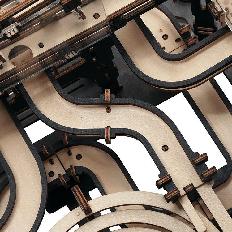 ROLIFE® Þrívíddar viðarpúsl - Marble Night City